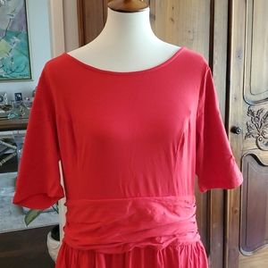 eshakti Red Maxi Dress